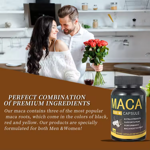 แคปซูลราก Maca สารสกัดจากอาหารเสริมสีดำ <span class=keywords><strong>sexmax</strong></span> อาหารเสริมสมุนไพรเสริมพลังงาน - Product Image 4