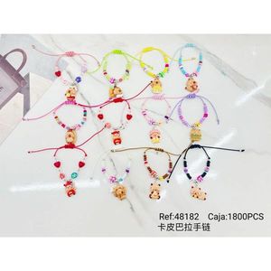 Braccialetto con Perline Kapibala, Charm Colorato Regolabile, Gioielli alla Moda per Bambini e Ragazze, 1800 Pezzi per Scatola - Product Image 1