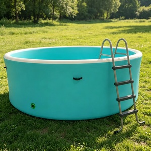 Piscine gonflable rectangulaire sur mesure, grande piscine à structure Drop Stitch pour projets de loisirs extérieurs commerciaux - Product Image 4