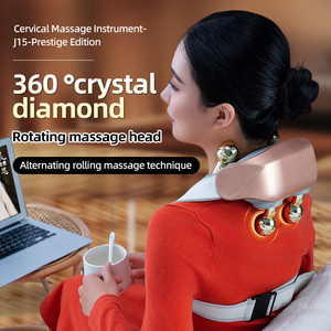 Mới đến thông minh cổ tử cung massager với 4 chế độ 2500mAh pin lithium 3 mức độ nhiệt độ không đổi nóng nén cổ - Product Image 2