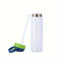 Promo Panas Tumbler Vakum Stainless Steel 12oz 20oz untuk Anak dengan Sendok, Logo Custom Sublimasi, Cocok untuk Hadiah Bisnis Anak