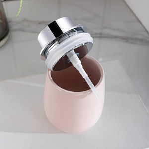 Chất lượng tuyệt vời phong cách khác nhau 350 ml gốm tay xà phòng Dispenser với bơm cho phòng tắm Vanity bàn - Product Image 5