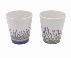 Maceta de Plástico <span class=keywords><strong>con</strong></span> Diseño Vintage de <span class=keywords><strong>Lavanda</strong></span> e Impresión UV 3D, Elegante Maceta Floral para Jardín Interior y Exterior - Product Image 2