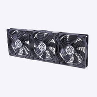 Ventilateur de refroidissement AC Infinity 120 mm à 3 vitesses, alimenté 5 V, pour boîtier de cinéma maison, petit boîtier carré