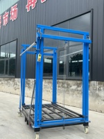 Plateforme élévatrice électrique pliable de 2m à 12m avec capacité de charge de 0,5 tonne, construction métallique pour les applications de peinture murale