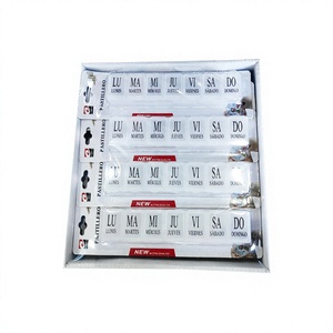 Portapillole Classico in Plastica Rettangolare Bianco 3068, 12 Scomparti per Vassoio, Organizzatore Settimanale per Medicinali, Modello 11648 - Product Image 1