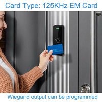 Lector RFID Secukey CR4-R al por Mayor, 125KHz 13.56MHz, ABS Impermeable IP66, Sistema de Control de Acceso Wiegand