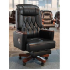 Silla de oficina sencilla y cómoda con reposabrazos de madera 37738-1036 - Product Image 3