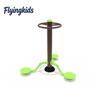 Flyingkids Machine de torsion de taille pour trois personnes en acier inoxydable pour enfants, équipement de fitness sportif d'extérieur pour parc