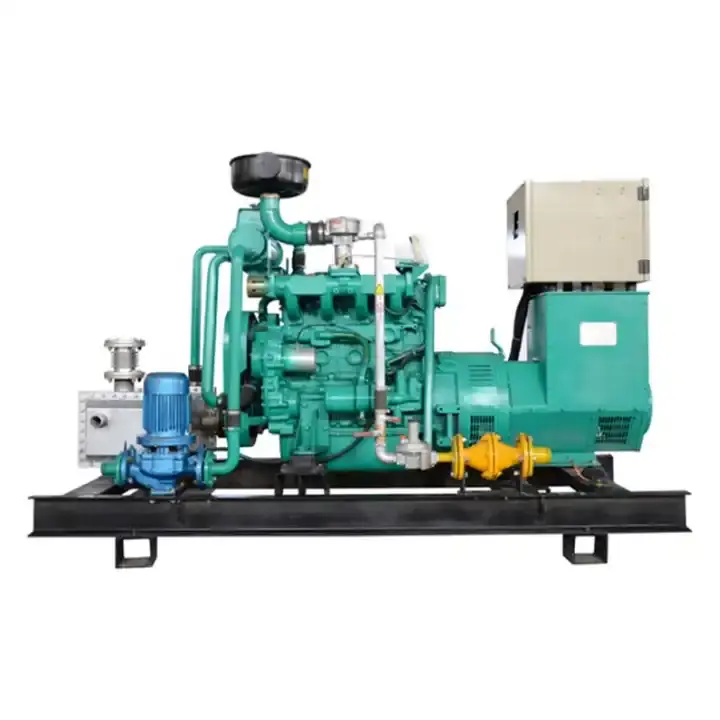 Garansi Global 30kw 50kw 100kw bertenaga generator gas dalam generator turbin gas