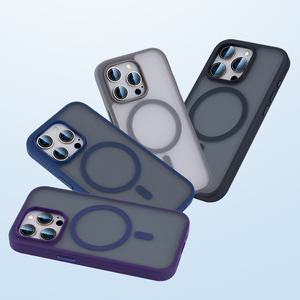 Ốp điện thoại iPhone 16 Pro chất liệu TPU mềm, <span class=keywords><strong>PC</strong></span> mờ chống sốc, bảo vệ ống kính cao cấp <span class=keywords><strong>0.2mm</strong></span>, tặng kèm mẫu ốp điện thoại miễn phí - Product Image 2