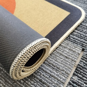 Empty Brown Grey White Painting Sublimation Blank Linen Rubber <b>Door</b> <b>Mats</b> - Product Image 6