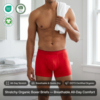 Vente en gros de boxers pour hommes, sous-vêtements, shorts respirants avec logo personnalisé d'usine, boxers confortables en coton pour hommes, OEM