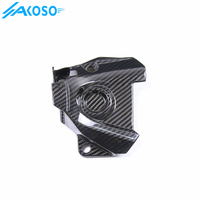 AKOSO 100% kopling serat karbon sepeda motor 3K penutup sproket untuk Yamaha MT09 FZ09 Tracer 900 GT 2014-2020