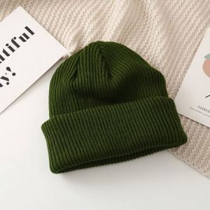 Wholesale Knitting Beanies With Custom Logo Winter <b>Hats</b> Acrylic Customized Embroidery Logo Comfortable <b>Warm</b> <b>Hats</b> - Product Image 1
