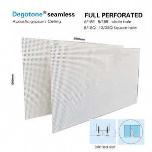 Tableros <span class=keywords><strong>de</strong></span> yeso perforados con aislamiento acústico insonorizado al mejor <span class=keywords><strong>precio</strong></span> con agujeros cuadrados para placas <span class=keywords><strong>de</strong></span> yeso <span class=keywords><strong>de</strong></span> oficina suspendidas falsas - Product Image 3