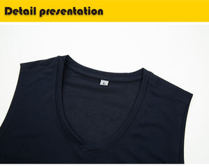 Débardeur de sport pour homme en maille extensible 4 directions, respirant et à séchage rapide pour la gym, la course, l'entraînement et le fitness - Product Image 4