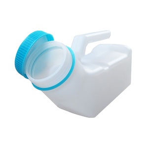 MUESTRA GRATUITA DL331 Botella de Orina Masculina de Plástico con Tapa, Botella de Orina Portátil para Hombres, Contenedor de Orina para Hospital, Contenedor de Orina para Exteriores, para Adultos - Product Image 1