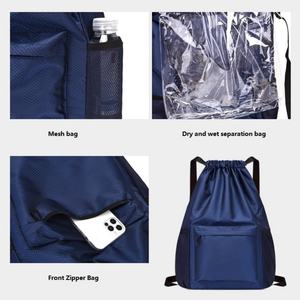 Factory Custom Printed Logo Multifunctional Outdoor Cycling Sports Water Resistant Gym Bag Basketball <b>Drawstring</b> <b>Backpack</b> - Product Image 3