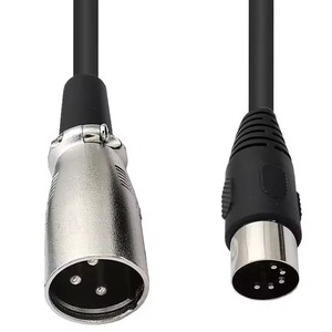 Câble adaptateur <span class=keywords><strong>MIDI</strong></span> vers XLR, DIN 5 broches mâle vers XLR 3 broches, câble audio pour instruments de musique équipés d'un connecteur <span class=keywords><strong>MIDI</strong></span> ou XLR - Product Image 3