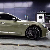 Jantes forgées Yufei, design multi-rayons en Y, 22x10.5J 5x112 pour Audi RS6 Avant C8 A6 S6, finition gris anthracite mat