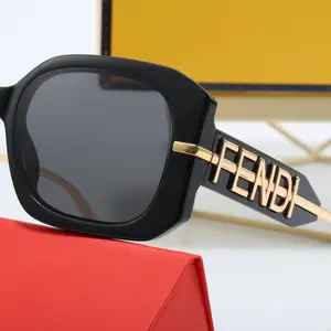 Sunglass 2024 kadın erkek güneş gözlüğü lüks tonları toptan Trendy gölge çerçevesiz güneş gözlüğü