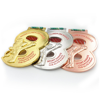 Médaille de Champion du monde personnalisée, de karaté, de lutte, de Football, de Champion du monde, de Club, de coupe du sport