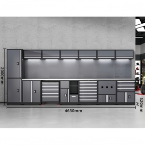 2025 Best Metal Complete Mechanical Workshop Cupboard Cabinet Customized OEM for Garage Organization Combination <strong>Workstation</strong> - Product Image 1