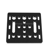 Pelat Gantry V-Slot Anodized Hitam 20x80mm untuk Profil Aluminium OpenBuilds CNC