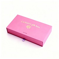 Boîte cadeau coulissante en carton rigide pour écharpe de luxe avec logo personnalisé, emballage haut de gamme pour souvenir