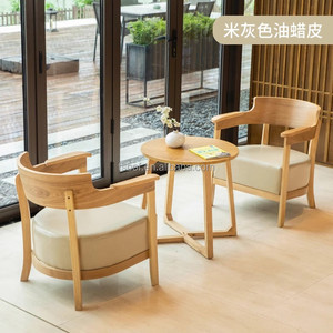 โครงการโรงแรมแฟชั่นซิตี้ ดีไซน์ใหม่ ร้านอาหารจีน เฟอร์นิเจอร์เก้าอี้คาเฟ่ไม้ เก้าอี้คาเฟ่สีส้ม โต๊ะกลม R1752 - Product Image 3