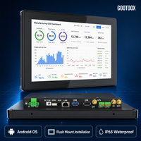 PC industriel Android 13 de 7 pouces avec processeur RK3562 ARM G52 GPU, luminosité de 350 nits, ports série RS485 RS232, tout-en-un