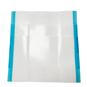 12cm x 24 cm self adhesive Surgical incision dressing with handle PU incise drape wound dressing film CE health care