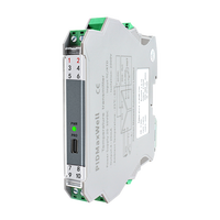 Transmisor de Temperatura Programable para Montaje en Riel DIN, Aislado, Precisión del 0.1% para Termopar RTD PT100