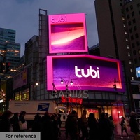 Écran LED Publicitaire Mural Extérieur P12 3D à L'Œil Nu, Panneau D'Affichage Numérique