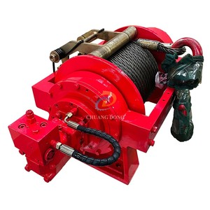 Winch Truk Hidrolik 10t dengan Remote Control dan Tali Baja Tahan Karat untuk Truk Derek/Penyelamat Bak Datar Vertikal - Product Image 5