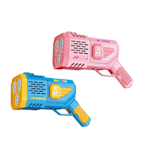 Machine à bulles électrique entièrement automatique à sept couleurs pour enfants, 36 trous, fonctionnant sur piles, jouet d'été en plastique pour l'extérieur