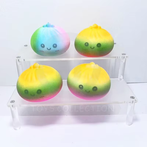 Juguete Antiestrés Rainbow Baozi - Juguete Sensorial de TPR Suave con Forma de Dumpling para Niños de 5 a 7 Años, Regalo Personalizable para Aliviar el Estrés y Recuerdos para Fiestas - Product Image 4