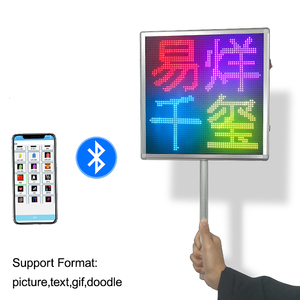 Affichage <span class=keywords><strong>LED</strong></span> portable à message défilant RGB tendance, panneau <span class=keywords><strong>LED</strong></span>, panneau de nom <span class=keywords><strong>LED</strong></span> pour fête, concert, aéroport, étoiles - Product Image 6