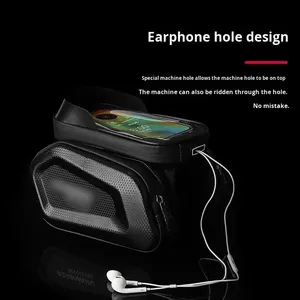 Customized EVA Mountain <strong>Bicycle</strong> Riding <strong>Bag</strong> <strong>Waterproof</strong> Top Tube Phone <strong>Bag</strong> Front Frame Touch Screen Cell Phone Holder Pouch - Product Image 4