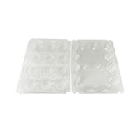 Boîte d'emballage pour muffins en plastique PET transparent, petit plateau à gâteau jetable, qualité alimentaire