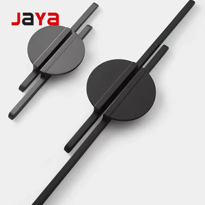 JAYA Semicircle Cabinet Handles Drawer Pulls Gold <strong>Black</strong> Kitchen Cabinet Handles Wardrobe Handle Dresser Pulls <strong>Knobs</strong> <strong>Door</strong> <strong>Knob</strong> - Product Image 1