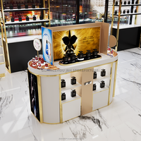 Testeur de parfums pour femmes Vitrine de l'île Vitrine de l'île Meubles de vitrine de magasin Étagère à parfum pour bouteilles de Cologne