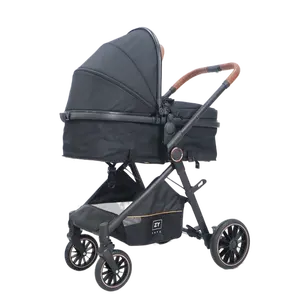 2 In 1 Multifunctional Baby 0-36months Newborn Baby Pram Stroller Trolley