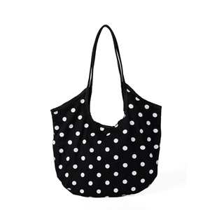 Nuevo estilo de bolso de hombro extragrande con diseño moderno de lunares, estilo informal con gran capacidad, bolso de hombro sencillo. - Product Image 1