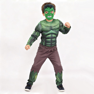 Disfraz de superhéroe para niños, traje de superhéroe de manga larga de poliéster de 8 a 13 años, disfraces para fiestas de baile - Product Image 4