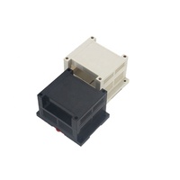 Caja de Conexiones Industrial para Riel DIN de 115 x 90 x 72 mm, Carcasa de Plástico ABS para Proyectos, Dispositivo de Automatización PLC, Cableado