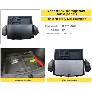 Pour BYD Song Pro 2025 extérieur intérieur EV voiture accessoires voiture tapis garde-boue fenêtre visière coffre couverture rideau boîte de rangement - Product Image 6