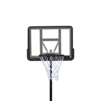 IUNNDS Cerceau de basket-ball portable de 28 pouces Hauteur durable et réglable pour les jeux de famille Produit en gros