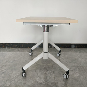 Conference Folding <b>Table</b> 1500*660*750 H MDF <b>Foldable</b> Office Furniture - Product Image 2